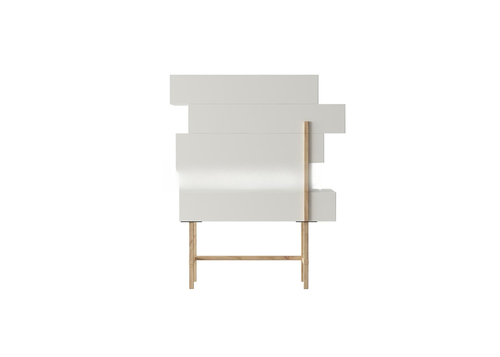 Simple Geometric Modern Chair TVcabinet