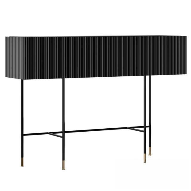Black Metal Console Table TVcabinet