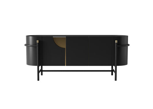 Black Modern Sideboard TVcabinet