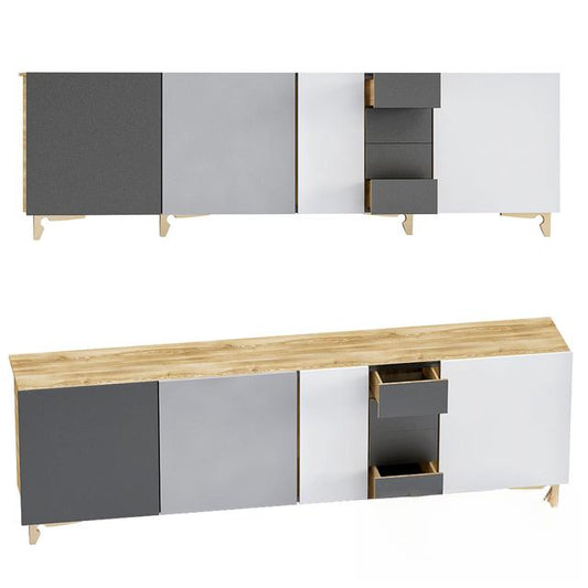 Modern Multi - colored Cabinet TVcabinet