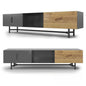 Modern Grey Wood TV Stand TVcabinet