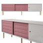 Pink Linen Modern Cabinet