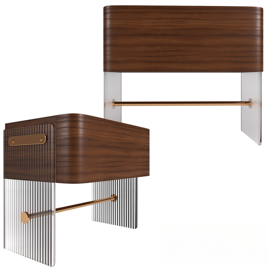 Wooden Modern Nightstand