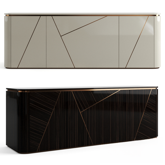 Geometric Modern Sideboard