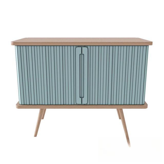 Light Blue Striped Sideboard TVcabinet