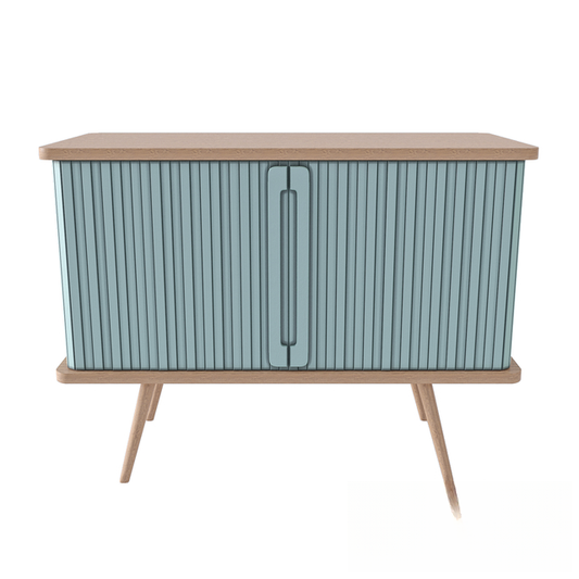 Light Blue Striped Sideboard TVcabinet
