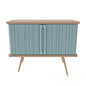 Light Blue Striped Sideboard TVcabinet