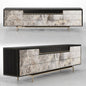 Marble Pattern Modern Sideboard TVcabinet