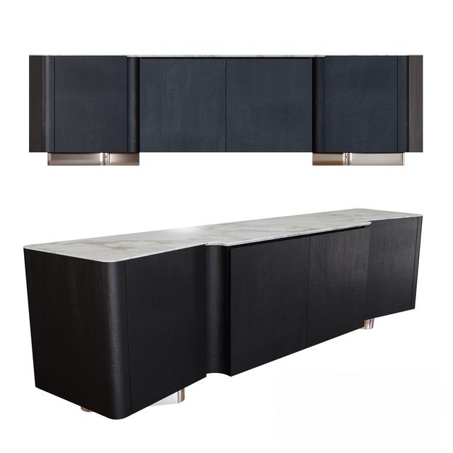 Black Modern Sideboard TVcabinet