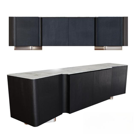 Black Modern Sideboard TVcabinet