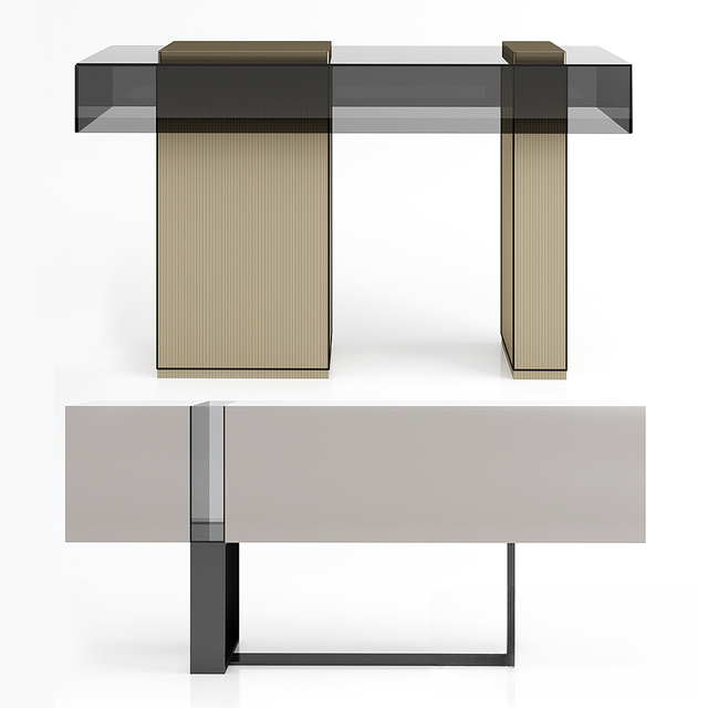 Modern Geometric Table TVcabinet