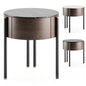 Round Wooden Modern bedsidetable