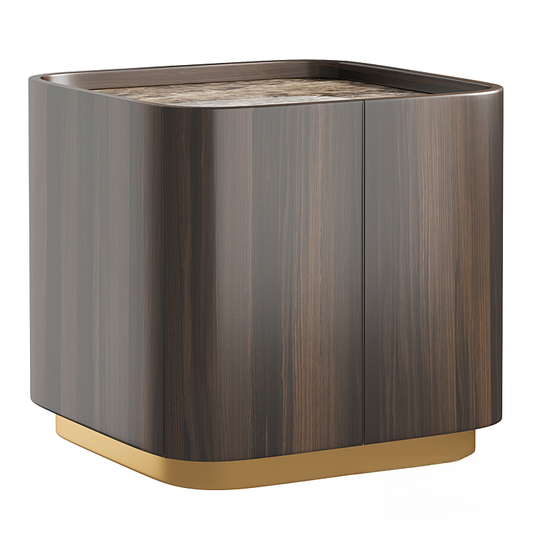 Square Modern Nightstand