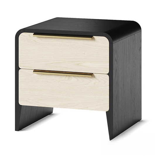 Black and White Nightstand