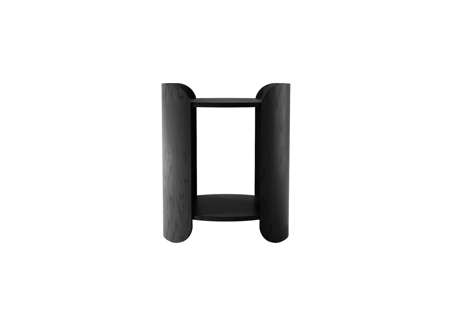 Black Modern Handle bedsidetable