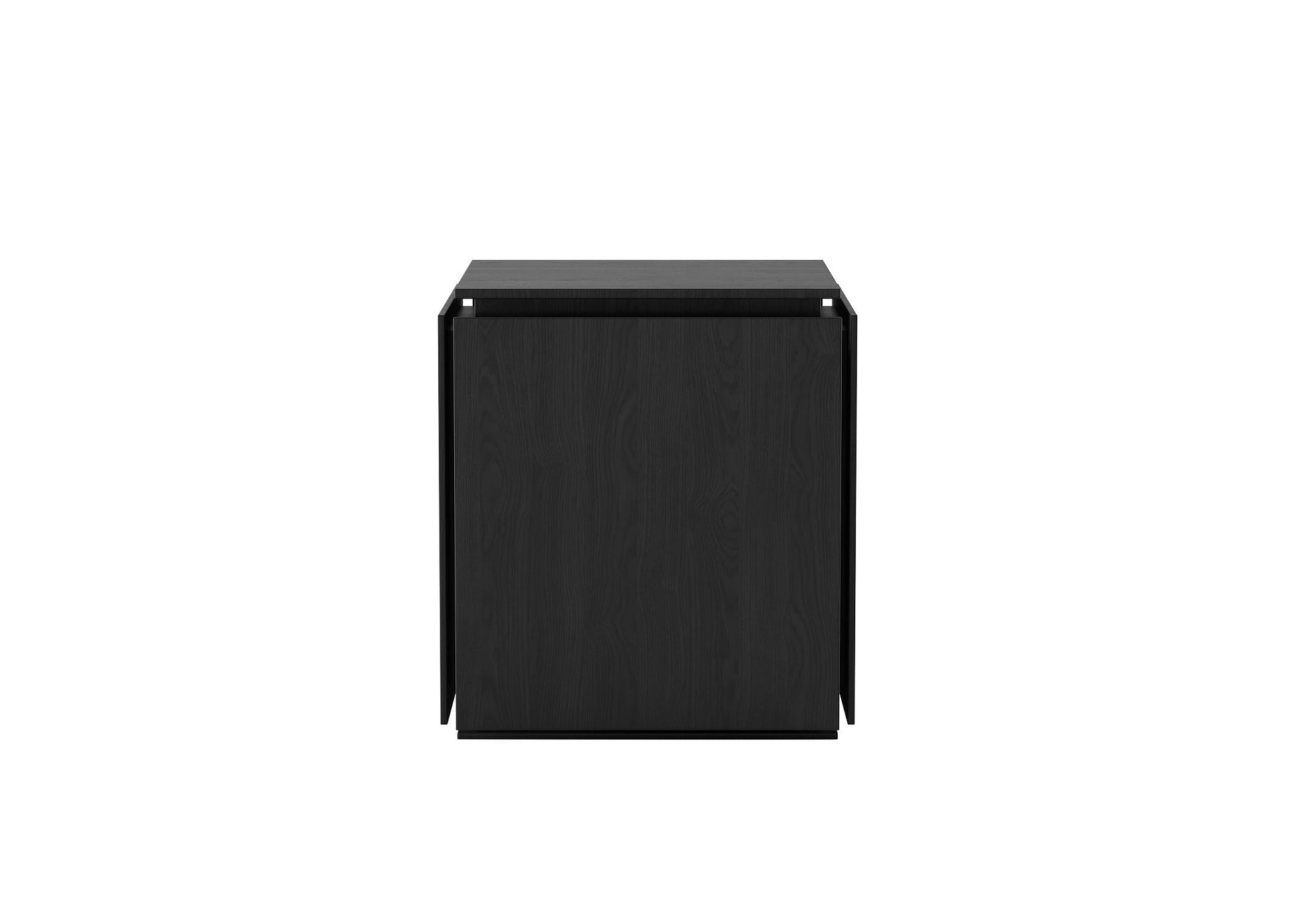 Black Square Cabinet bedsidetable