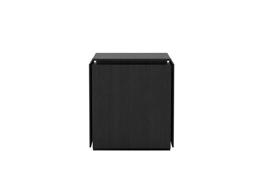 Black Square Cabinet bedsidetable
