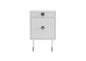 White Gold Modern Nightstand bedsidetable
