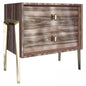 Wooden Metal Nightstand bedsidetable