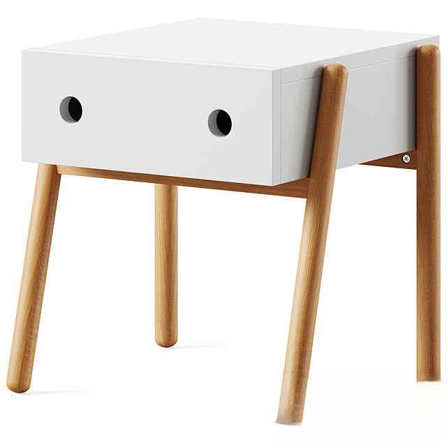 White Square Nightstand bedsidetable