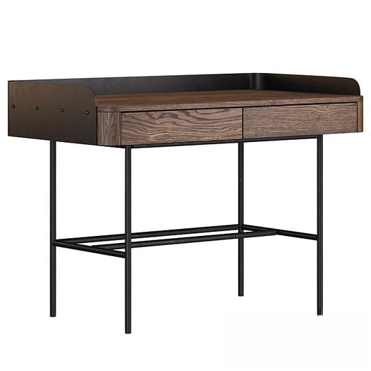 WoodBrownModernConsoleTable