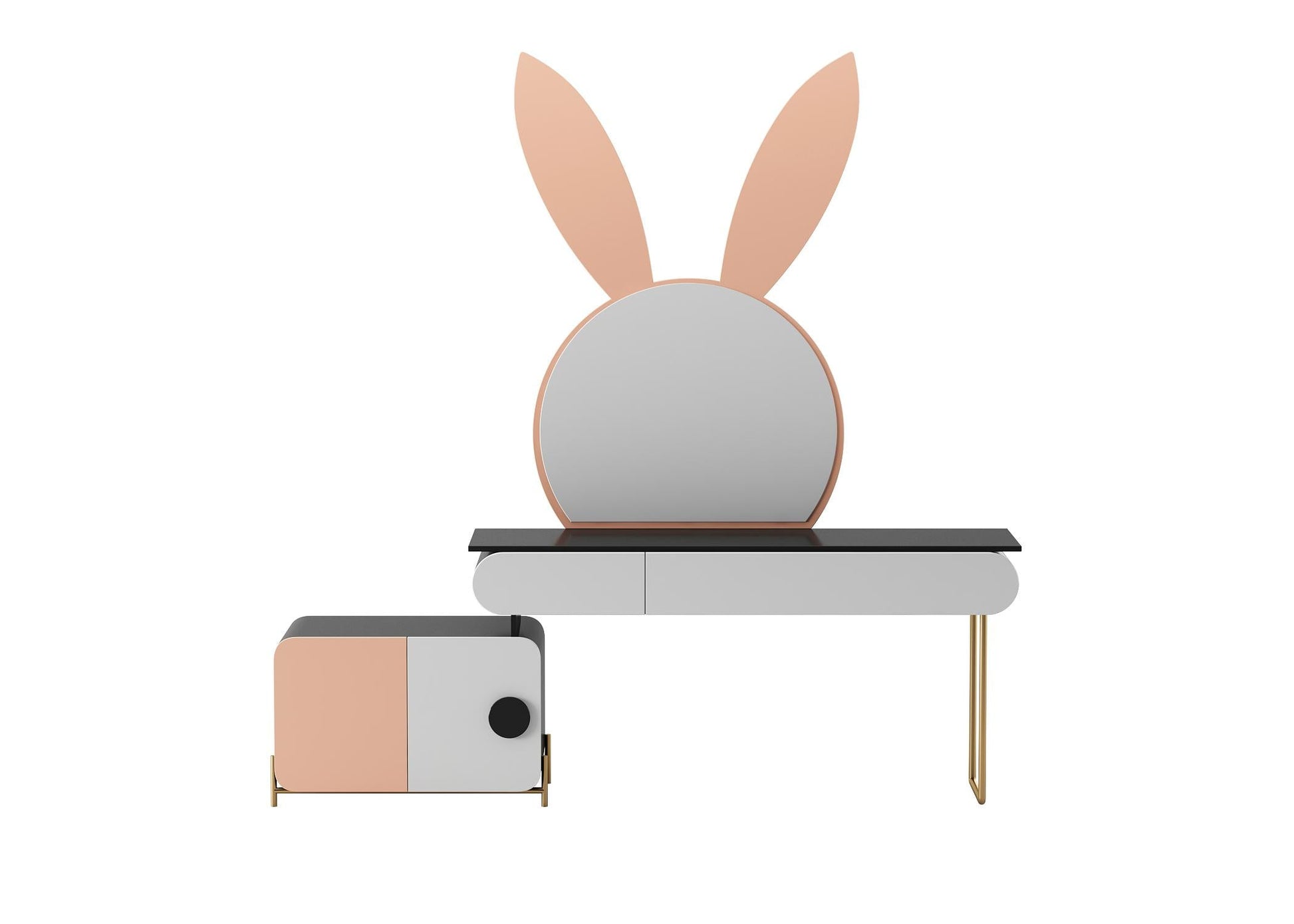 Rabbit Shape Modern Desk dresser