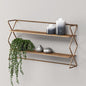 Geometric Metal Shelf rack