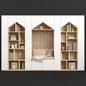 HouseShapedModernBookshelf rack