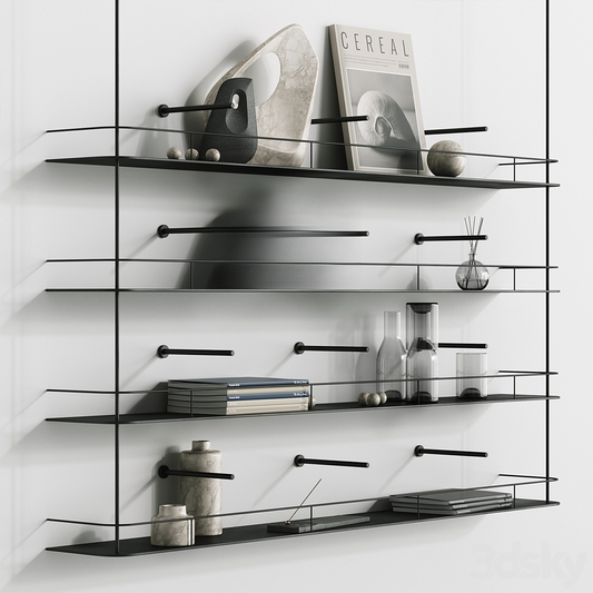 Black Minimalist Shelf