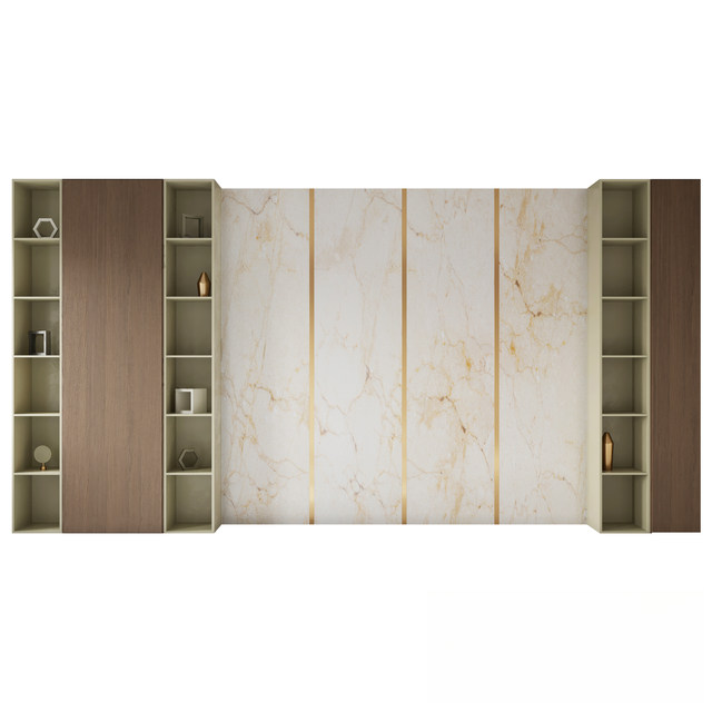 Marble Pattern Modern Cabinet