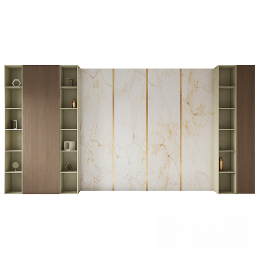 Marble Pattern Modern Cabinet