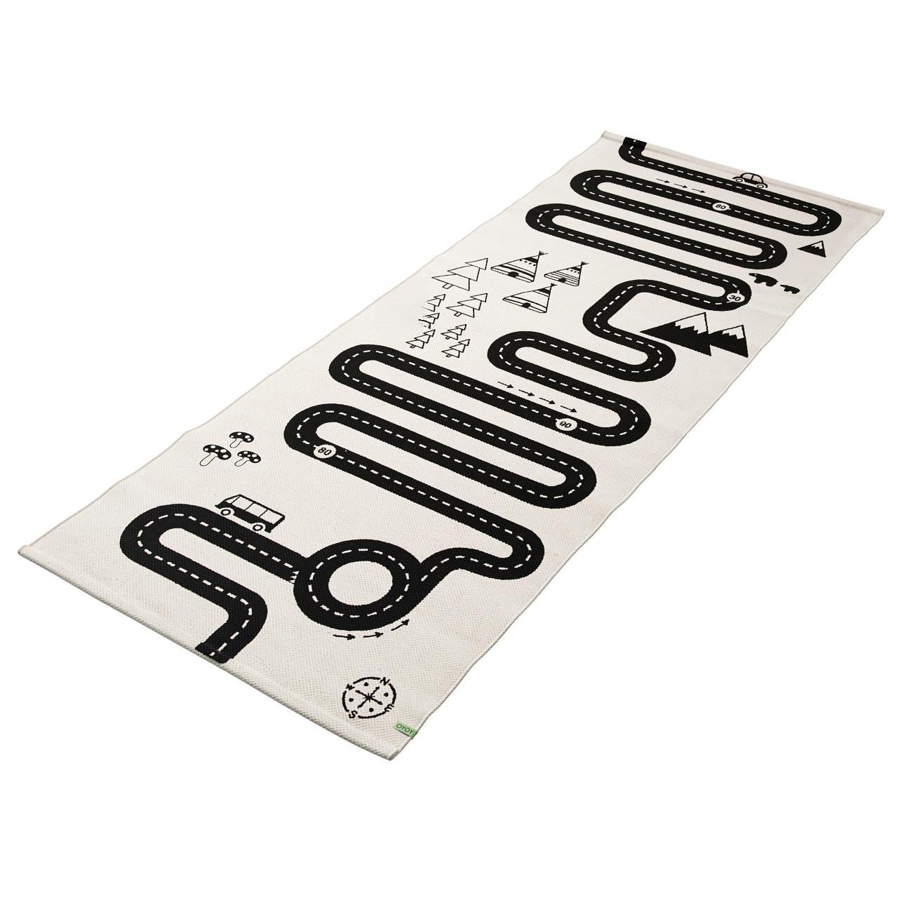 Race Track Pattern Carpet