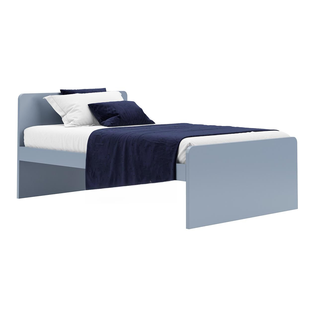 Blue Simple Bed