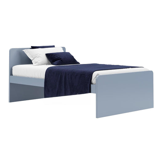 Blue Simple Bed