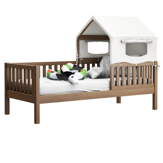 Wooden House Bed