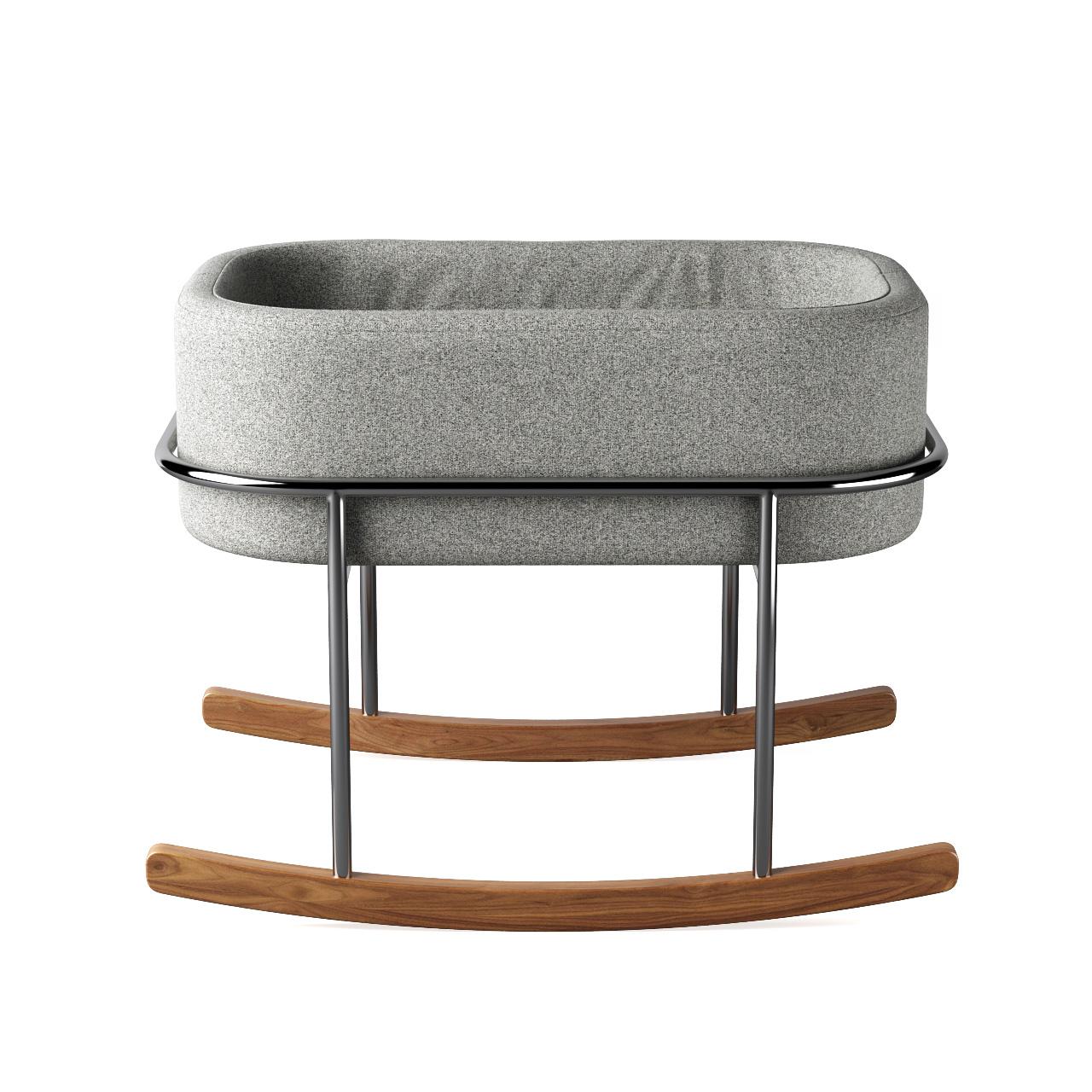 Grey Modern Baby Bassinet