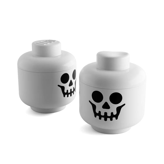 Skull White Jar