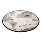 World Map Round Rug
