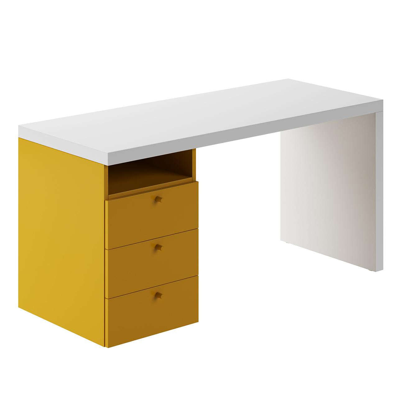 Yellow White Modern Desk