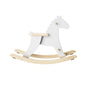 White Wooden Rocking Horse