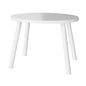 Round Simple White Table