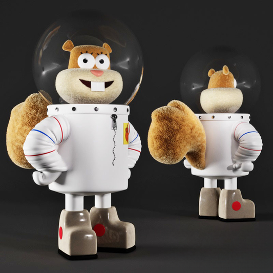 Cartoon astronaut plush