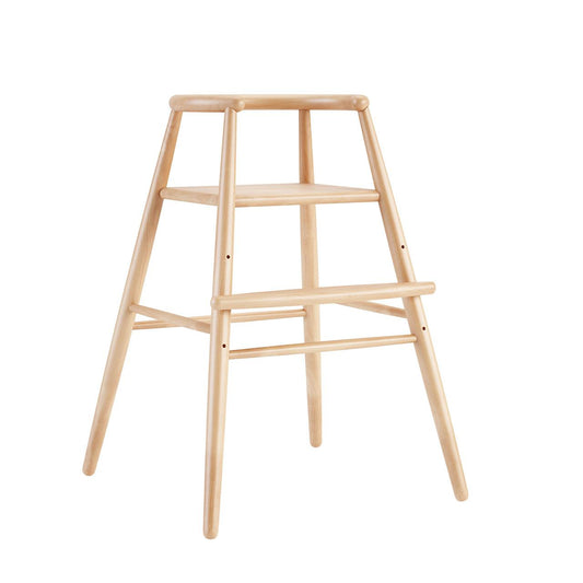 Wood three step ladder