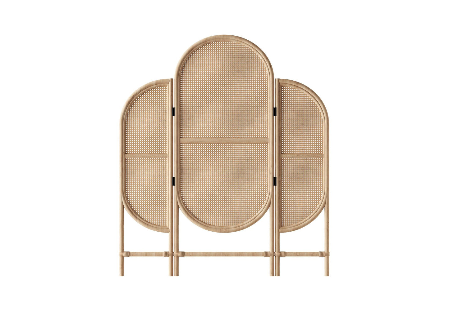 Three Panel Beige Screen screen