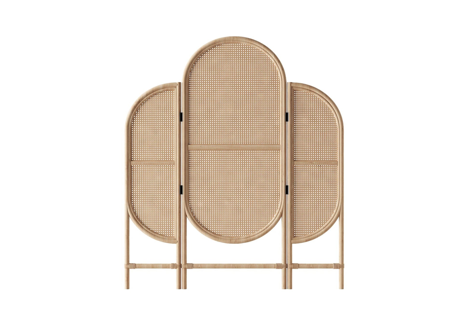 Three Panel Beige Screen screen