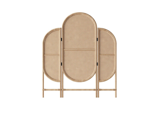 Three Panel Beige Screen screen