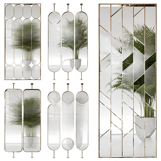 Geometric Modern Mirror screen