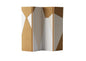 Geometric Pattern Folding Screen