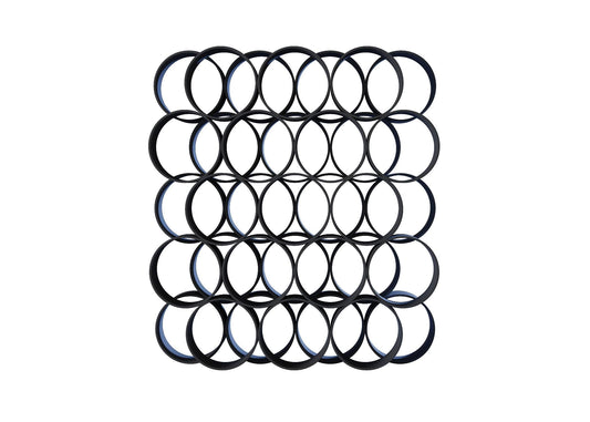 Black Circular Modern