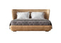 Modern leather Bed bed